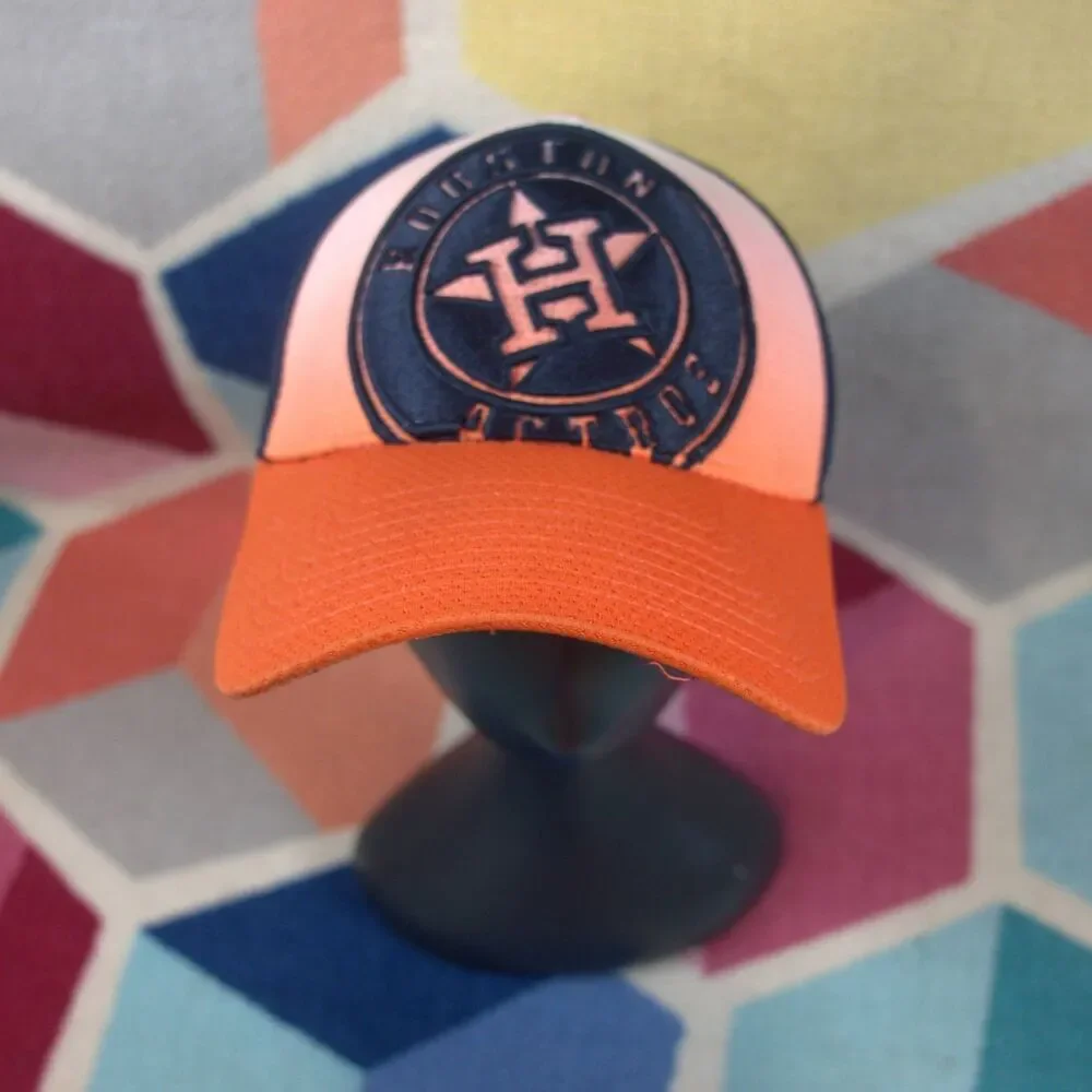 Houston Astros New Era  39THIRTY Flex Hat Cap Men's MLB MEDIUM/LARGE‎